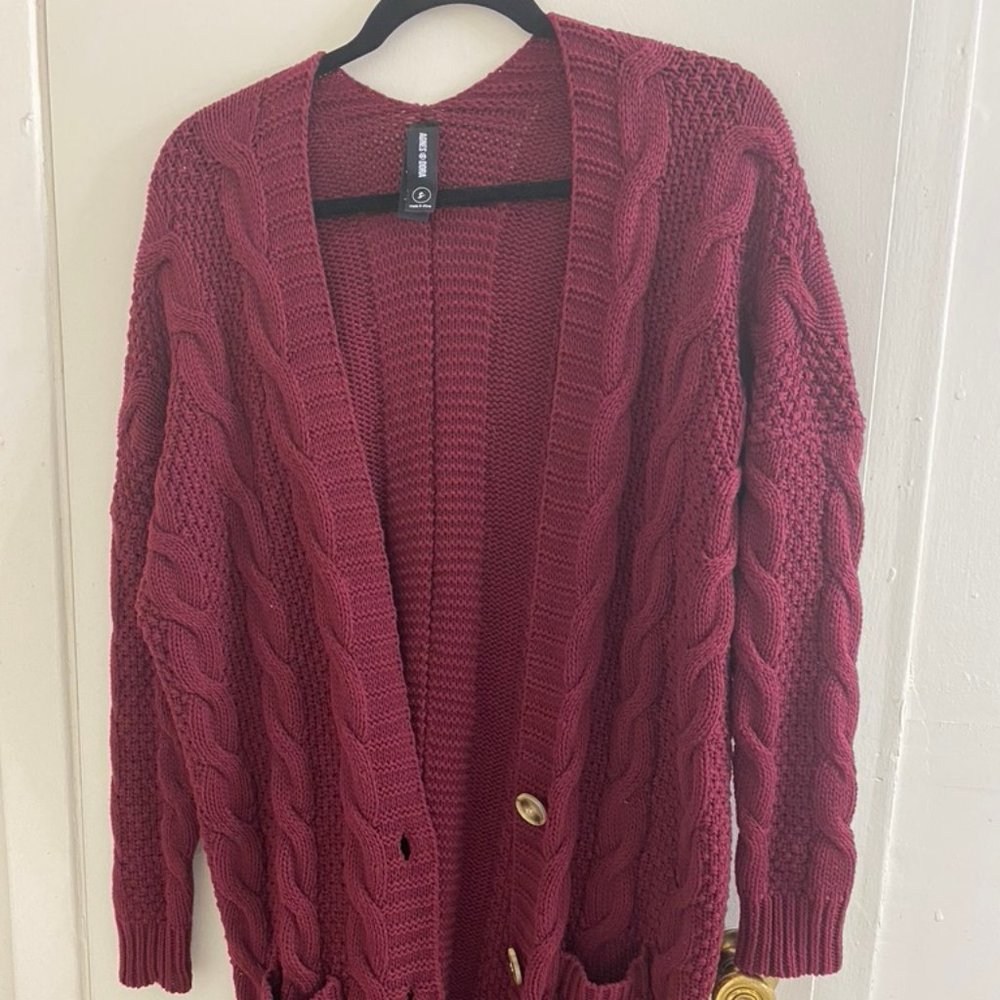 Agnes and Dora boyfriend cardigan